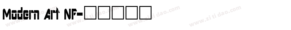 Modern Art NF字体转换